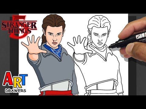 How to Draw Stranger Things 5 ( ELEVEN )