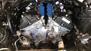 Preparation for engine removal of 3.7 Mustang.