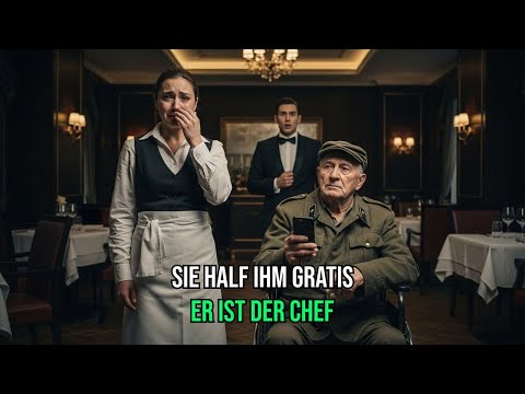 Die Kellnerin half ihm – Sein Geheimnis schockte alle!
