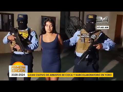 DIPAMPCO arrests "La Inquieta," accused of distributing drugs in Amarateca, F.M.