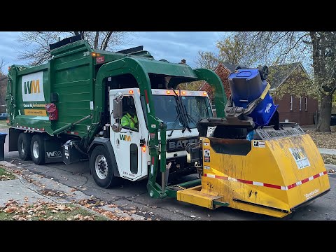 Brand New WM Battle Motors Heil Curotto Can Garbage Truck