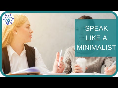 Minimalist speech patterns and vocabulary | Laconic Speech