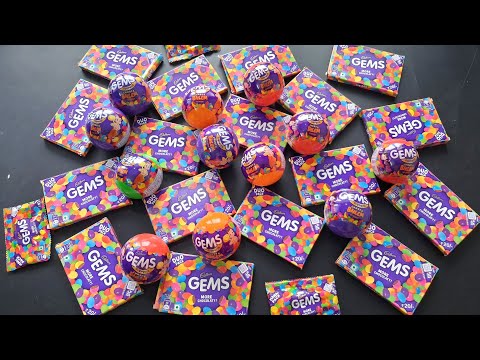Gems opening video, surprise toys, chocolate opening video, lots of chocolates,Cadbury celebration