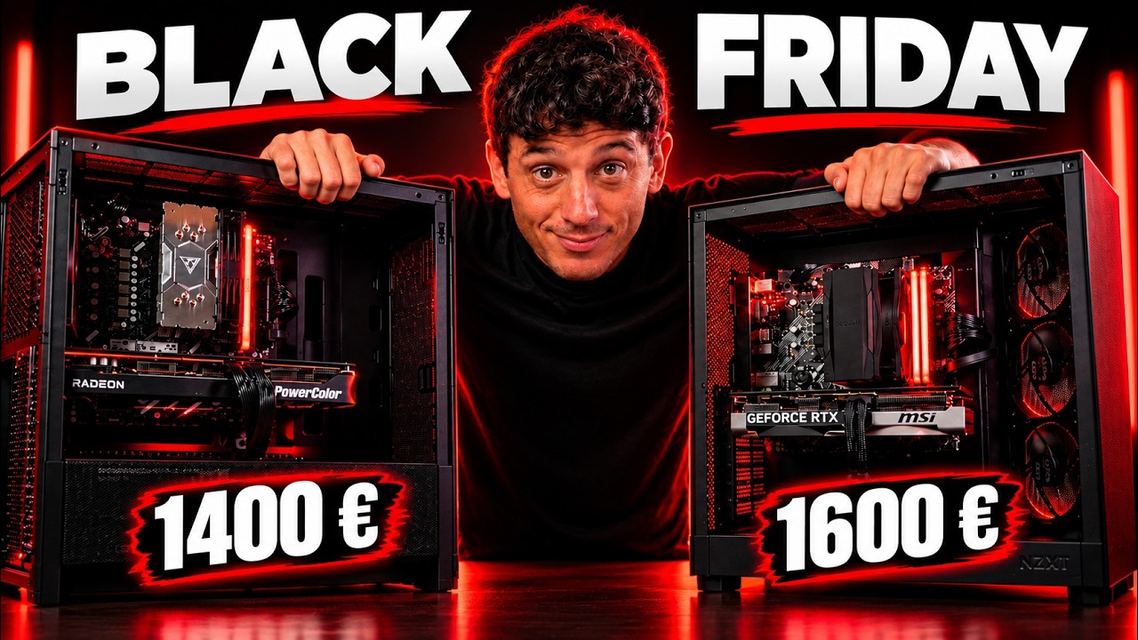 Pedí los 2 MEJORES PC Gaming calidad-precio del BLACK FRIDAY