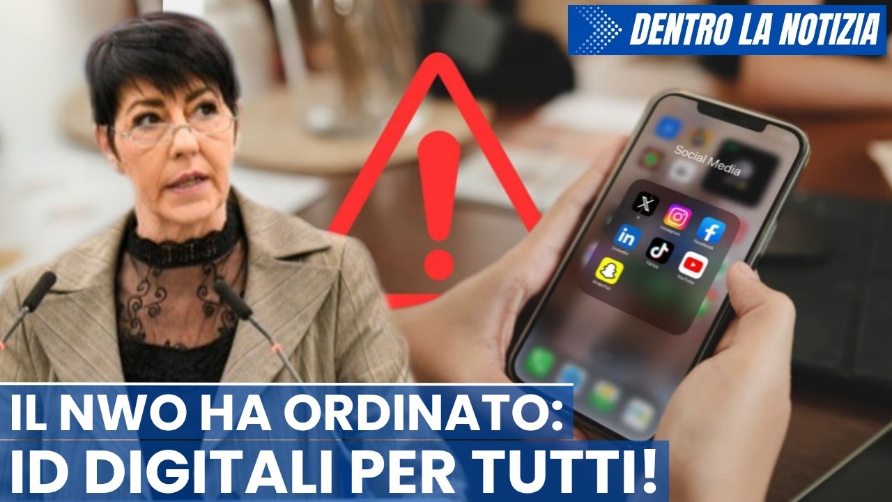 Identità digitale, eurodeputata Anderson! NWO ordina e 14 stati adottano le stesse leggi! Cosa fare!