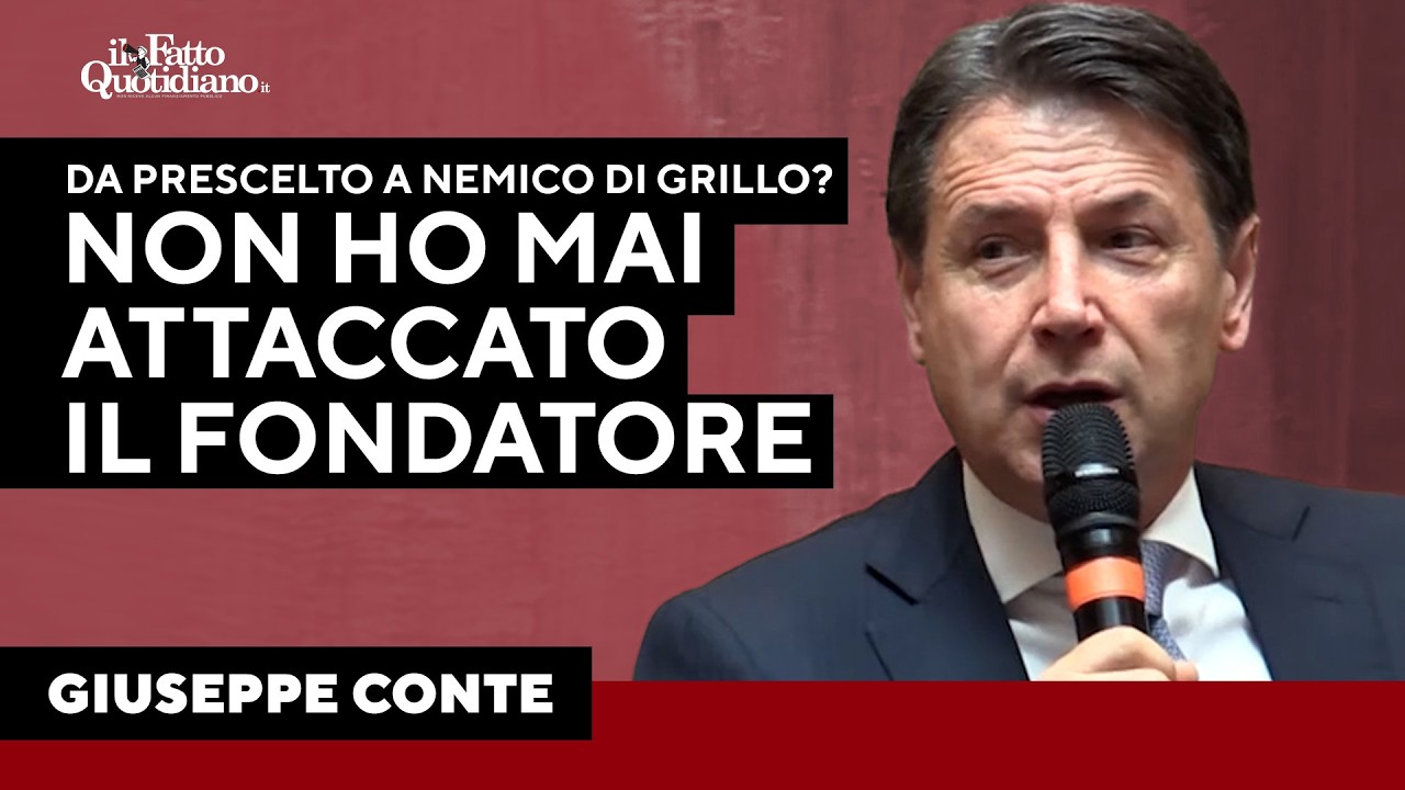 Da prescelto a nemico di Grillo? Conte risponde sull'evoluzione M5S. Poi la battuta su Di Maio