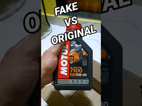 ORIGINAL or FAKE 😱⁉️ Motul Engine Oil 🤢 #motul #original #shorts