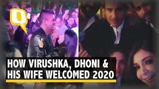 Virushka Celebrate New Year With Saif & Kareena, Dhoni Shakes a Leg With Wife | The Quint