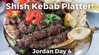 Shish Kebabs Meat Platter in Jordan! - YouTube