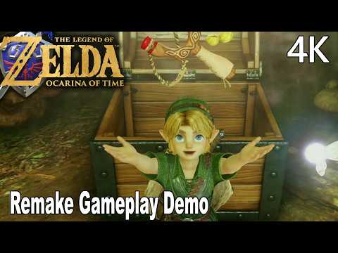 The Legend of Zelda Ocarina of Time Remake Extended Gameplay Demo