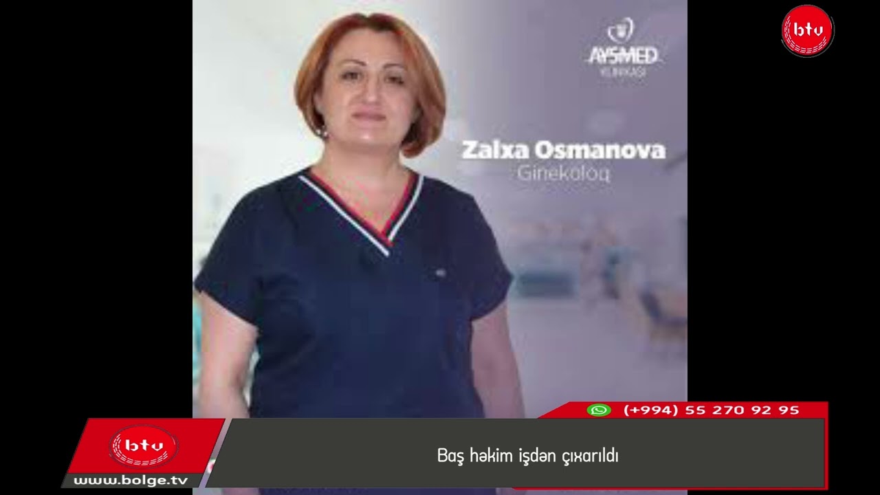 Baş həkim işdən çıxarıldı