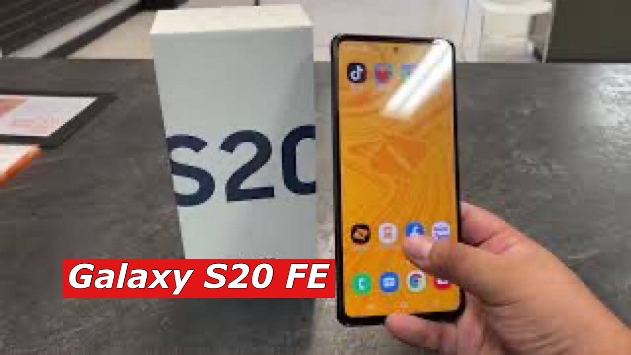 Samsung Galaxy S20 FE 5G Unboxing Boost Mobile