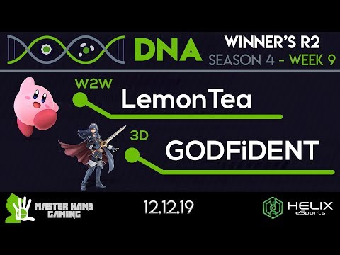 DNA S4:W9 - W2W | LemonTea (Kirby, Fox) Vs. 3D | GODFiDENT (Lucina) - Winner's R2