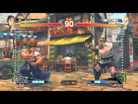 dai1220 [Ryu] vs mekarasukaru [Abel] SSF4 AE Japanese Online Ranked Matches