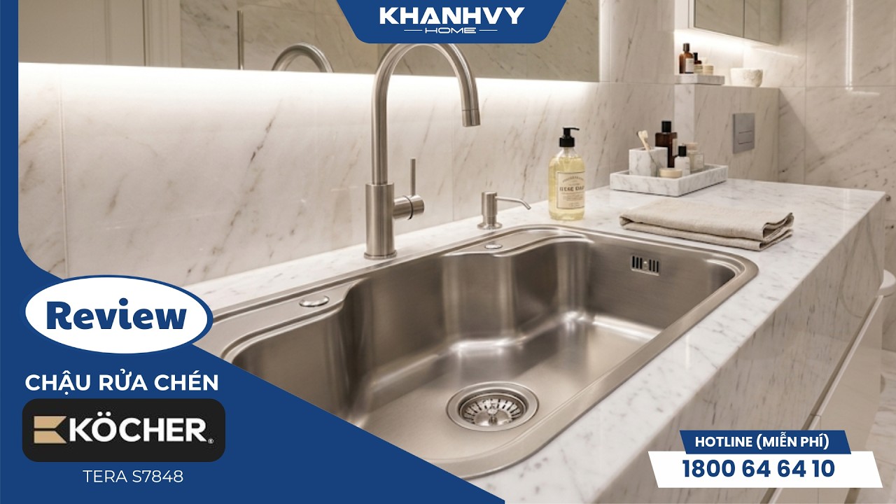 Chậu rửa chén Kocher TERA S7848