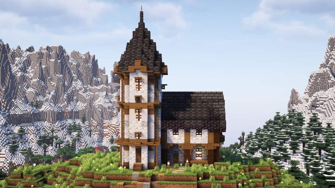 Minecraft How To Build A Medieval House マイクラビルダーズ