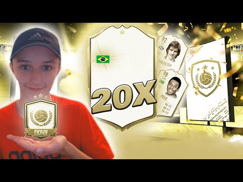 20X PRIME ICON PACKS with a MASSIVE PULL | FIFA 20 PACK OPENING
