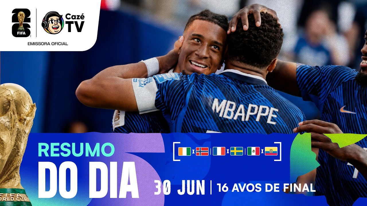 TUDO QUE ROLOU NO 20º DIA DE COPA DO MUNDO | RESUMO DO DIA - 30/06 | 16 AVOS DE  FINAL
