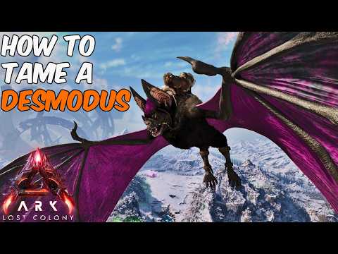 How To Tame a Desmodus with 100% Efficiency on Lost Colony in ARK Survival Ascended + Ability Guide