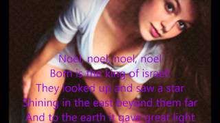 Glee - The First Noel (Lyrics)