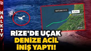 KARADENİZ'DE KIRMIZI ALARM! Gürcistan'dan kalkan uçak, Rize açıklarınd