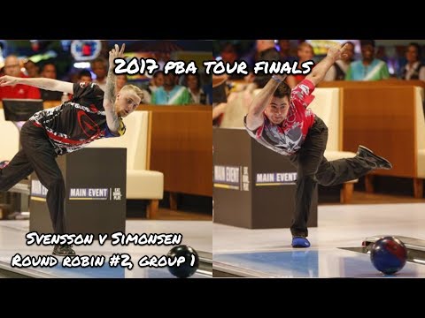 2017 PBA Tour Finals, Round Robin #2, Group 1 - Anthony Simonsen V.S. Jesper Svensson