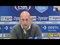 Jaap Stam na eerste competitiezege Feyenoord: 'Ik ben opgelucht'