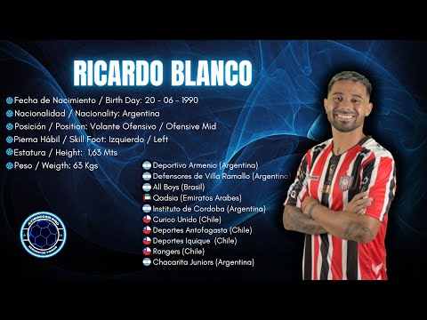 Ricardo Blanco #10 // Volante Ofensivo - Ofensive Mid // Chacarita Juniors 2023