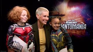 Mini Ant-Man and The Wasp meet Paul Rudd, Evangeline Lilly and Kathryn Newton | Marvel UK