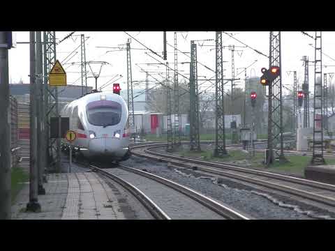 German High Speed Train heading to AUSTRIA: main lines split up