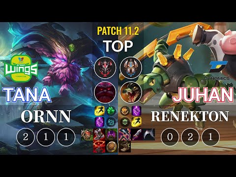 JAG TaNa Ornn vs DYN Juhan Renekton Top - KR Patch 11.2