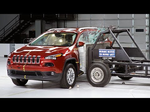 Jeep Cherokee 2014 prueba de impacto lateral