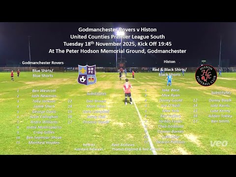 Godmanchester Rovers 2 2 Histon - UCL (18112025)