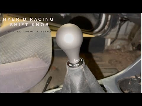 Hybrid Racing Shift Knob & Shift Collar Boot Install | 1998 Civic Hatchback