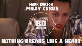 Mark Ronson - Nothing Breaks Like a Heart ft. Miley Cyrus | 8D Audio 🎧 || Dawn of Music ||