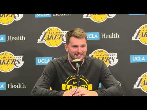 Luka Doncic On Health, New Lakers Starting Lineup, Rivalry With Kris Dunn