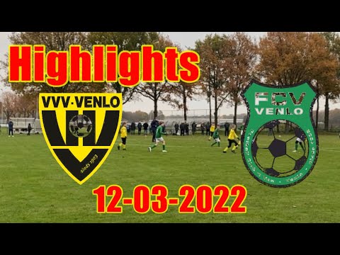 HIGHLIGHTS VVV VENLO- FC VENLO U12 (7-2) #jeugdvoetbal #sports  #football #vvv