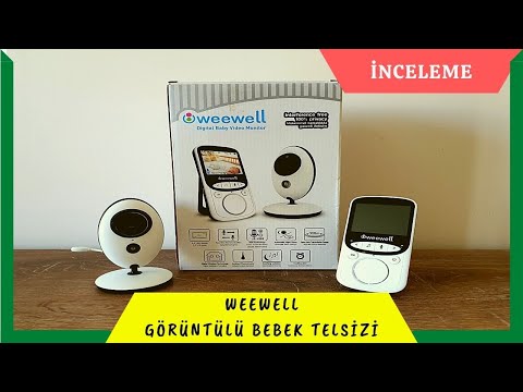 GÖRÜNTÜLÜ BEBEK TELSİZİ Weewell WMV815
