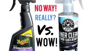 Meguiar's Quik Interior Detailer Cleaner Vs. Chemical Guys I