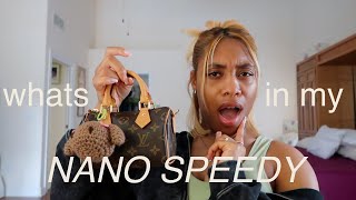 WIMB ★ louis vuitton nano speedy + what fits inside