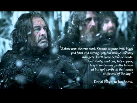 Quotes about Stannis Baratheon (Woodkid - Iron)