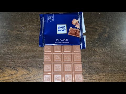 Ritter Sport Praline Chocolate Unboxing - Review - Taste Test - ASMR