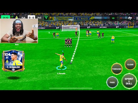 TOTY C.Ronaldo Free-Kick is UNSTOPPABLE - FC MOBILE