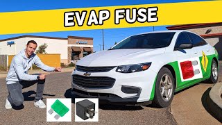 CHEVROLET MALIBU EVAP FUSE LOCATION 2016 2017 2018 2019 2020 2021 2022 2023