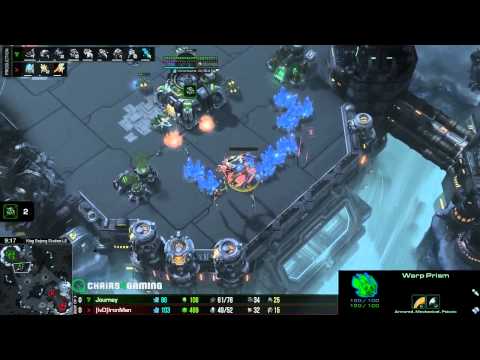 Starcraft 2 Tournament The Big One Journey vs puCK Game 1 Group B