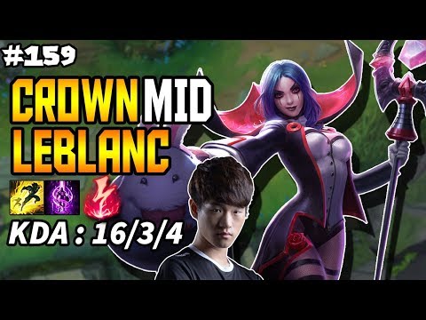 SSG Crown Leblanc vs Lucian MID - Korea Challenger Season 8