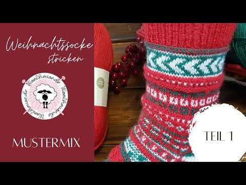 Socktober / Fair Isle Socks Knitting Part 1