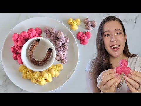 How To Make Khanom Kleeb Lamduan Recipe (Thai Shortbread Biscuits)