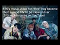 BTS S Fire Is Now Their 2nd MV To Hit 200 Million Views