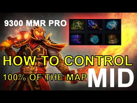 HOW TO CONTROL 100% OF THE MAP - 9300 MMR PRO MID - REFRESHER ORB EMBER SPIRIT - Coach SW (Sinwei)